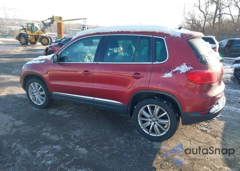 2012 Volkswagen Tiguan Se from USA, damaged, VIN WVGBV7AX6CW003576